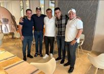 En foto salen Omeldo López, Esneyder Pinilla, Fabián Oviedo y Carlos Bcuhenicow Caballero Chiquillo