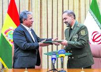 Pacto militar entre Irán y Bolivia