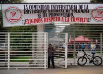 Este es el ambiente que se vive esta mañana en la Universidad Nacional de Colombia, previo a la elección del Rector de la Universidad Nacional.