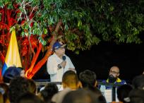 Presidente Gustavo Petro participó en la Asamblea de damnificados de La Mojana.
