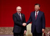 El presidente de Rusia, Vladimir Putin, y el presidente de China, Xi Jinping.