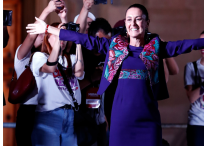 Claudia Sheinbaum hizo historia este lunes al convertirse en la primer mujer en ganar unas elecciones presidenciales en México