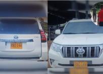 Esta fue la camioneta detenida en un retén en Arauca.