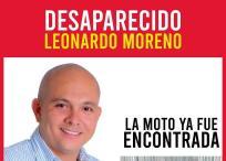 Leonardo Moreno, desaparecido en Jamundí.