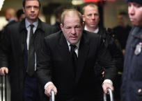 Harvey Weinstein, al llegar al juzgado en Nueva York.