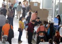 En Medellín asisten masivamente a las urnas para la jornada electoral de elección presidencial entre los candidatos Gustavo Petro y Rodolfo Hernández.