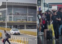 Miles de viajeros nacionales e internacionales circulan por el aeropuerto El Dorado, en Bogotá, todos los días.