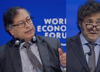 Los dos presidentes latinoamericanos hicieron su intervención en el Foro de Davos.