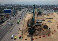 Avances de la obra del metro en la avenida Boyaca con avenida primero de mayo hoy 17 de febrero del 2024. FOTO MAURICIO MORENO EL TIEMPO CEET