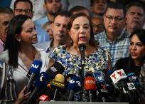 Corina Yoris, sustituta en las próximas elecciones de la líder opositora venezolana María Corina Machado.