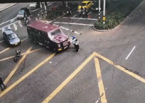 Carro de valores atropelló a una agente de tránsito en Medellín