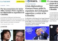 Reacción de los medios argentinos a expulsión de diplomáticos argentinos