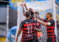 Flamengo goleó a Nova Iguaçu en la final del Paulista.