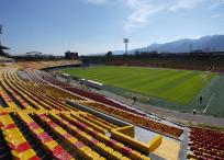 Así lucía el estadio El Campín el viernes 12 de abril, horas previas al partido que se realizó ayer en Bogotá.