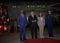Lula da Silva llegó al país en la noche de este martes. Fue recibido por el Canciller (e) Luis Gilberto Murillo