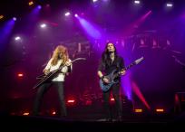 Dave Mustaine y Teemu Mäntysaari, los dos guitarristas al frente de Megadeth.