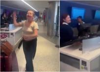 Mujer protagonizó un escándalo al insultar a empleados de la aerolínea equivocada en EE. UU.