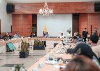 Consejo extraordinario de ministros en Paipa, Boyacá, a puerta cerrada.