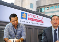 Sneyder Pinilla, exsubdirector de la UNGRD y Luis Gustavo Moreno, abogado.