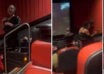 ‘Lady Cinemex’ en su controversia en la sala de cine