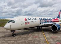 Avión Delta que usará la selección de EE. UU. en Juegos Olímpicos 2024