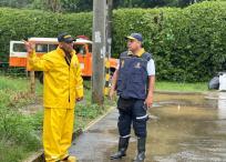 Más de 20 barrios afectados por las lluvias.