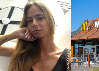 Mujer viviendo en McDonald's.