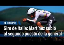 Daniel Martínez fue octavo en la contrarreloj de 40 km del Giro de Italia, que ganó el líder Tadej Pogacar y subió al segundo puesto de la general. Este sábado, llegada en alto, opción para que el colombiano aleje a sus rivales. #ElTiempo

SUSCRÍBETE: https://bit.ly/eltiempoYT 

Síguenos en nuestras redes sociales:
Twitter: https://twitter.com/eltiempo 
Facebook: https://www.facebook.com/eltiempo 
Instagram: https://www.instagram.com/eltiempo 

El Tiempo
El Tiempo es el medio líder de noticias en Colombia, caracterizado por sus investigaciones y reportajes exclusivos, sobre:  justicia, deportes, economía, política, cultura, tecnología, innovación, cambio climático, entre otros eventos noticiosos en Colombia y el mundo.

Para mayor información ingresa a: https://www.eltiempo.com 

Otros Canales de El Tiempo
Citytv: https://www.youtube.com/c/citytvbogota  
Bravissimo Citytv: https://www.youtube.com/c/BRAVISSIMOCITYTV  
Portafolio: https://www.youtube.com/user/PortafolioCO  
Futbolred: https://www.youtube.com/c/FutbolRedCO


https://www.youtube.com/c/ElTiempo