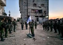 Soldados israelíes que operan en la Franja de Gaza.