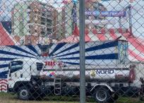 Carrotanque de la UNGRD llegó a un circo en Nariño
