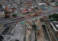 BogotÃ¡ mayo 14 de 2024.  Intercambiador vial de la calle 72, obra de la Primera LÃ­nea del Metro de BogotÃ¡, se realizarÃ¡ el cierre total de la calzada para vehÃ­culos particulares sobre la avenida Caracas.
Fotos: Milton DÃ­az / El Tiempo