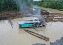 En Chocó, la Fuerza de Tarea Titán impacto dos unidades de extracción.