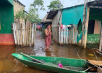 Inundaciones en La Mojana: con el agua en las casas