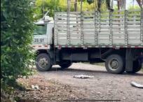 Camión hallado con explosivos en Villavicencio.