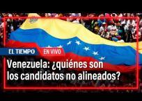 Un grupo de candidatos que se identifica opositor, quiere ganar las elecciones presidenciales en Venezuela pero no alineados con la Mesa de La Unidad Democrática. Aseguran que no buscan favorecer a Nicolás Maduro.
#eltiempo 

SUSCRÍBETE: https://bit.ly/eltiempoYT 

Síguenos en nuestras redes sociales:
X: https://twitter.com/eltiempo 
Facebook: https://www.facebook.com/eltiempo 
Instagram: https://www.instagram.com/eltiempo 

El Tiempo es el medio líder de noticias en Colombia, caracterizado por sus investigaciones y reportajes exclusivos, sobre:  justicia, deportes, economía, política, cultura, tecnología, innovación, cambio climático, entre otros eventos noticiosos en Colombia y el mundo.

Para mayor información ingresa a: https://www.eltiempo.com 

Otros canales de El Tiempo
Citytv: https://www.youtube.com/c/citytvbogota  
Bravíssimo Citytv: https://www.youtube.com/c/BRAVISSIMOCITYTV  
Portafolio: https://www.youtube.com/user/PortafolioCO  
Futbolred: https://www.youtube.com/c/FutbolRedCO