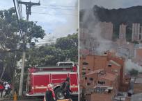 Incendio en Chapinero.