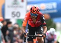 Egan  Bernal llegó de tercero en la quinta etapa de la Vuelta a Suiza 2024.