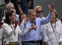 María Corina Machado y Edmundo González en las movilizaciones en Caracas.