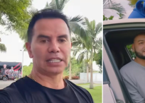 El cantante lo sorprendió.