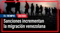 Las sanciones económicas incrementan la migración venezolana | El Tiempo