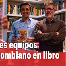 El escritor Mauricio Silva y el investigador Felipe Valderrama lanzan su obra en la Feria del Libro.