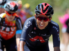 Egan Bernal en la Vuelta a España 2021