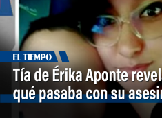 La tía de Érika Aponte narra en Arriba Bogotá varios detalles de la relación que mantenía Érika con su asesino y de como Érika pidió ayuda por muchos medios.