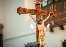 La escultura del Cristo de la Sangre es un hallazgo cuyos detalles se han perdido con el tiempo.