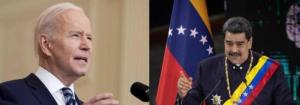 Joe Biden, presidente de Estados Unidos, y Nicolás Maduro, presidente de Venezuela.