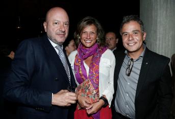 Julio Sánchez, María Fernanda Valencia y Fernando Gómez.