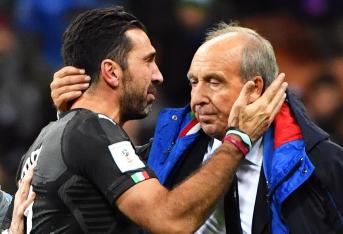 Italia había perdido en el partido de ida por un gol contra Suecia y de local, en el San Siro, no pudo remontar el marcador. Gianluigi Buffon anunció que se retira de la selección italiana.