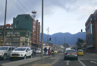 Movilidad de Bogotá en diciembre del 2017.