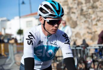Chris Froome debutó en el 2018 en la Vuelta a Andalucía.
