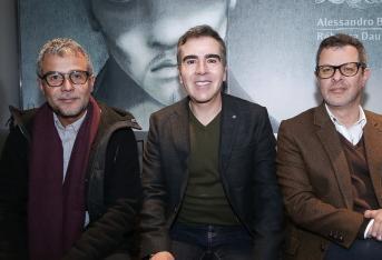 Fernando Gómez, Jorge Franco y Mauricio Silva.